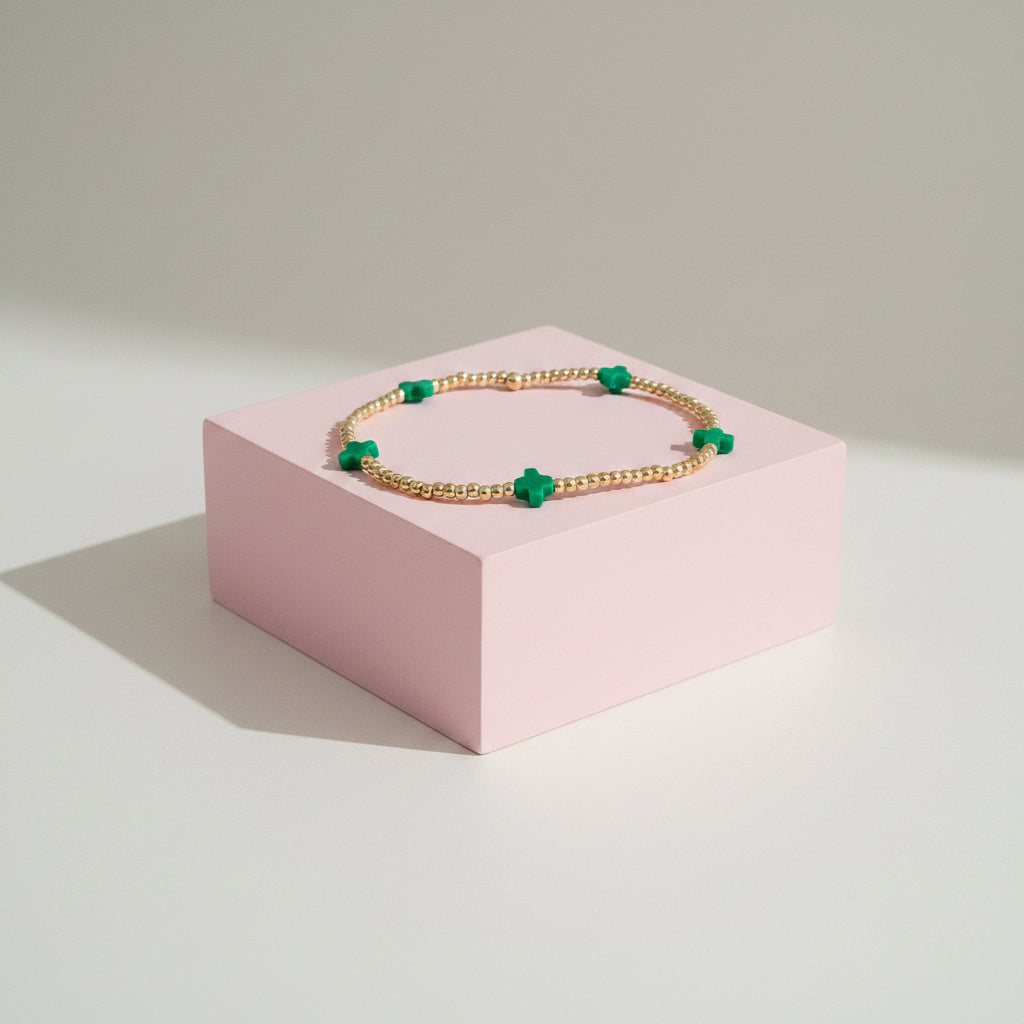 The Faith Bracelet In Green