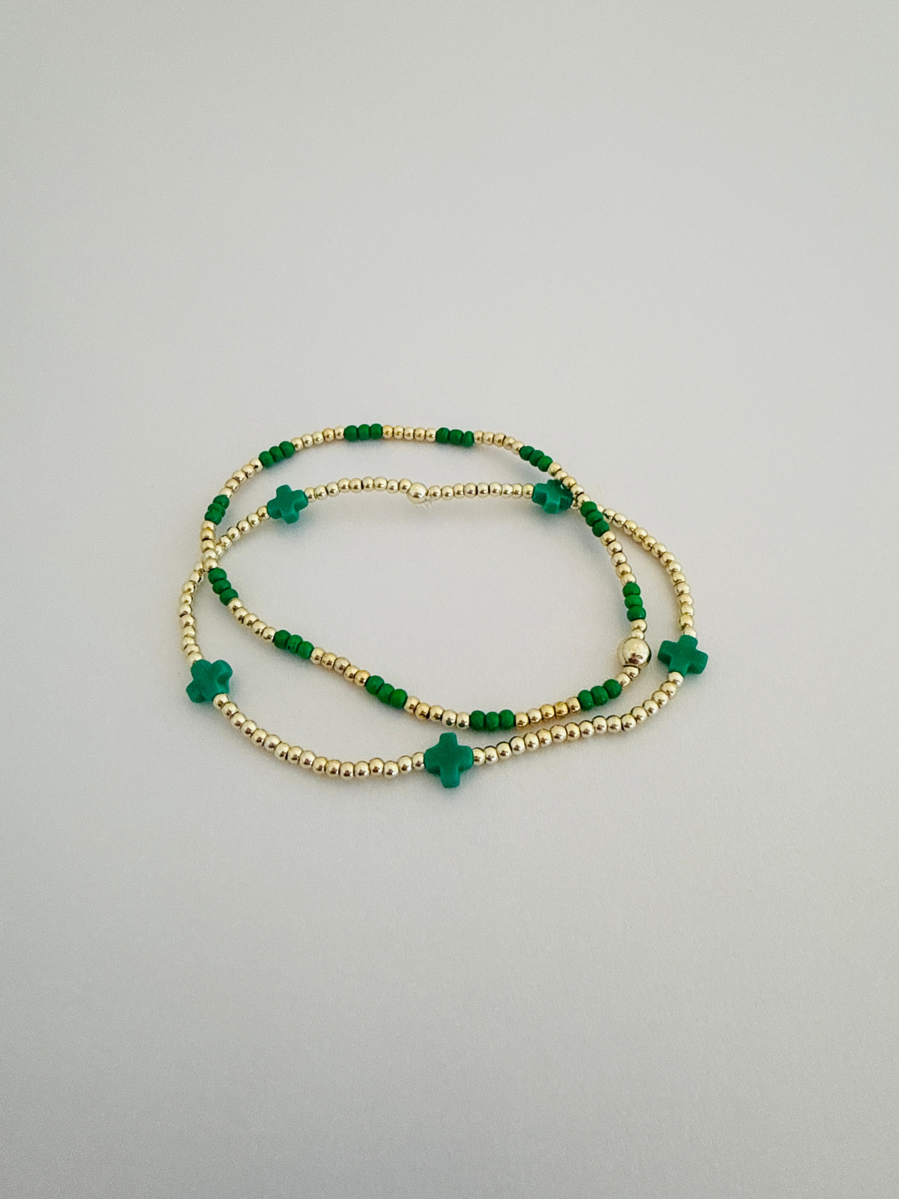 The Faith Bracelet In Green