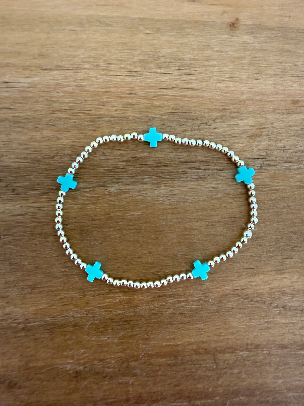 The Faith Bracelet In Aqua