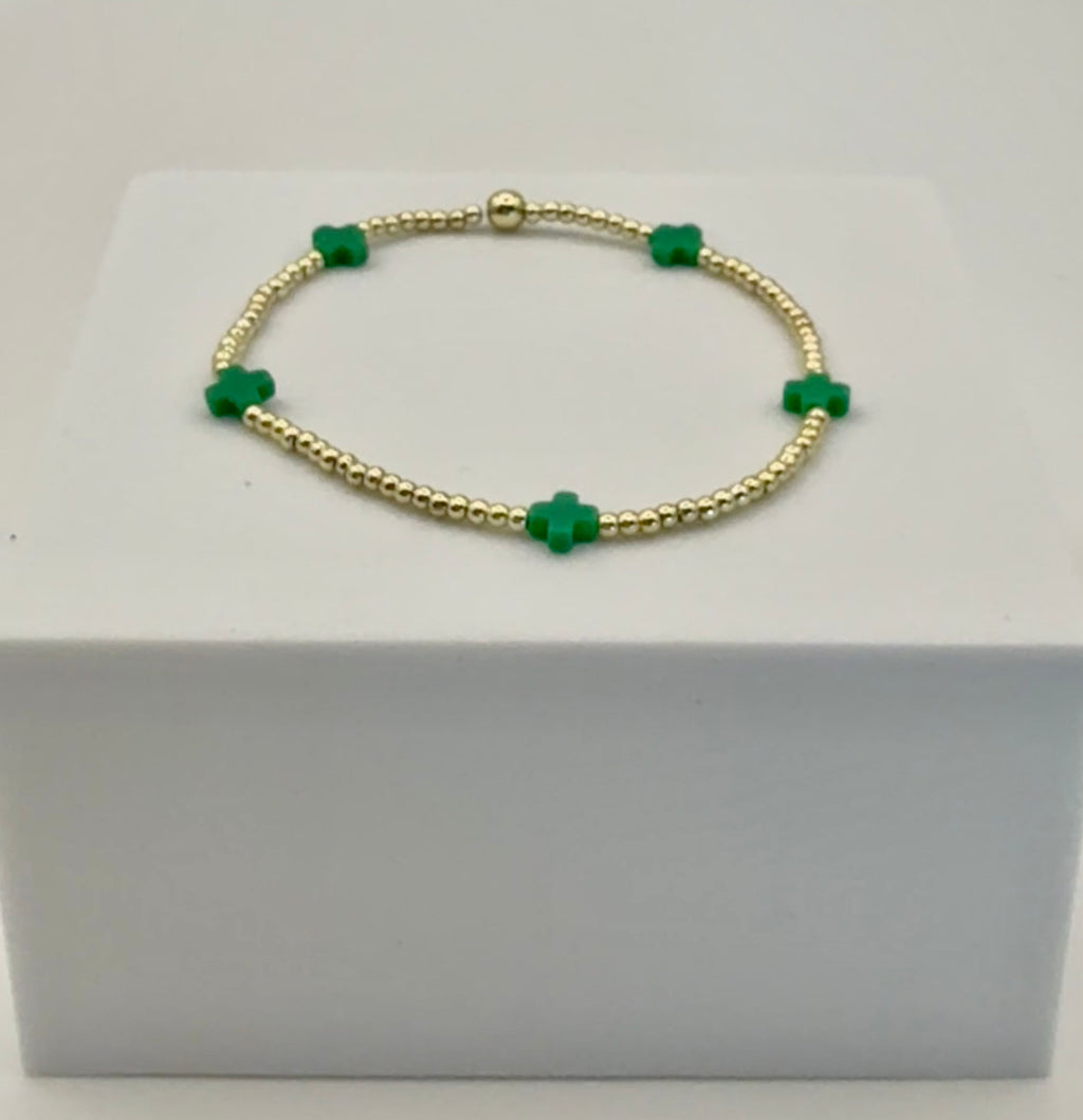 The Faith Bracelet In Green