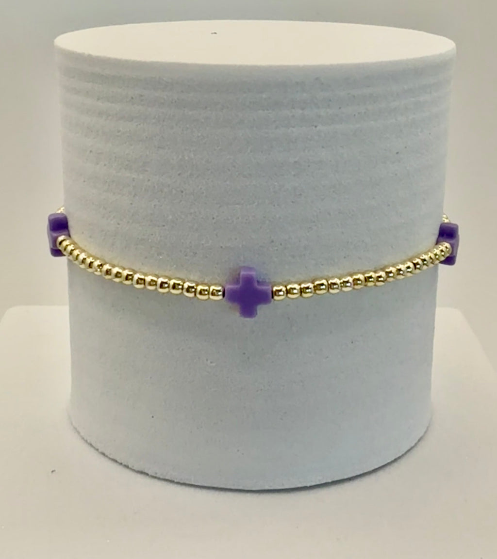 The Faith Bracelet In Lavender