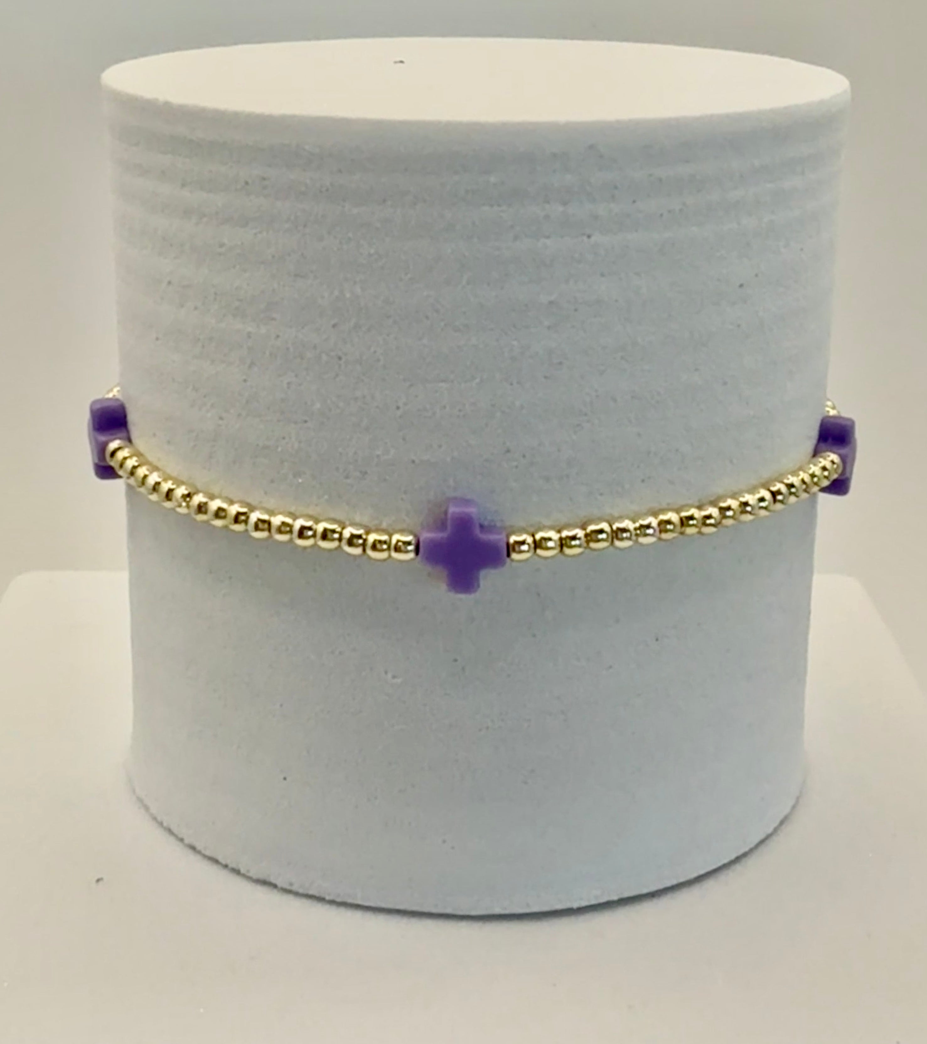 The Faith Bracelet In Lavender