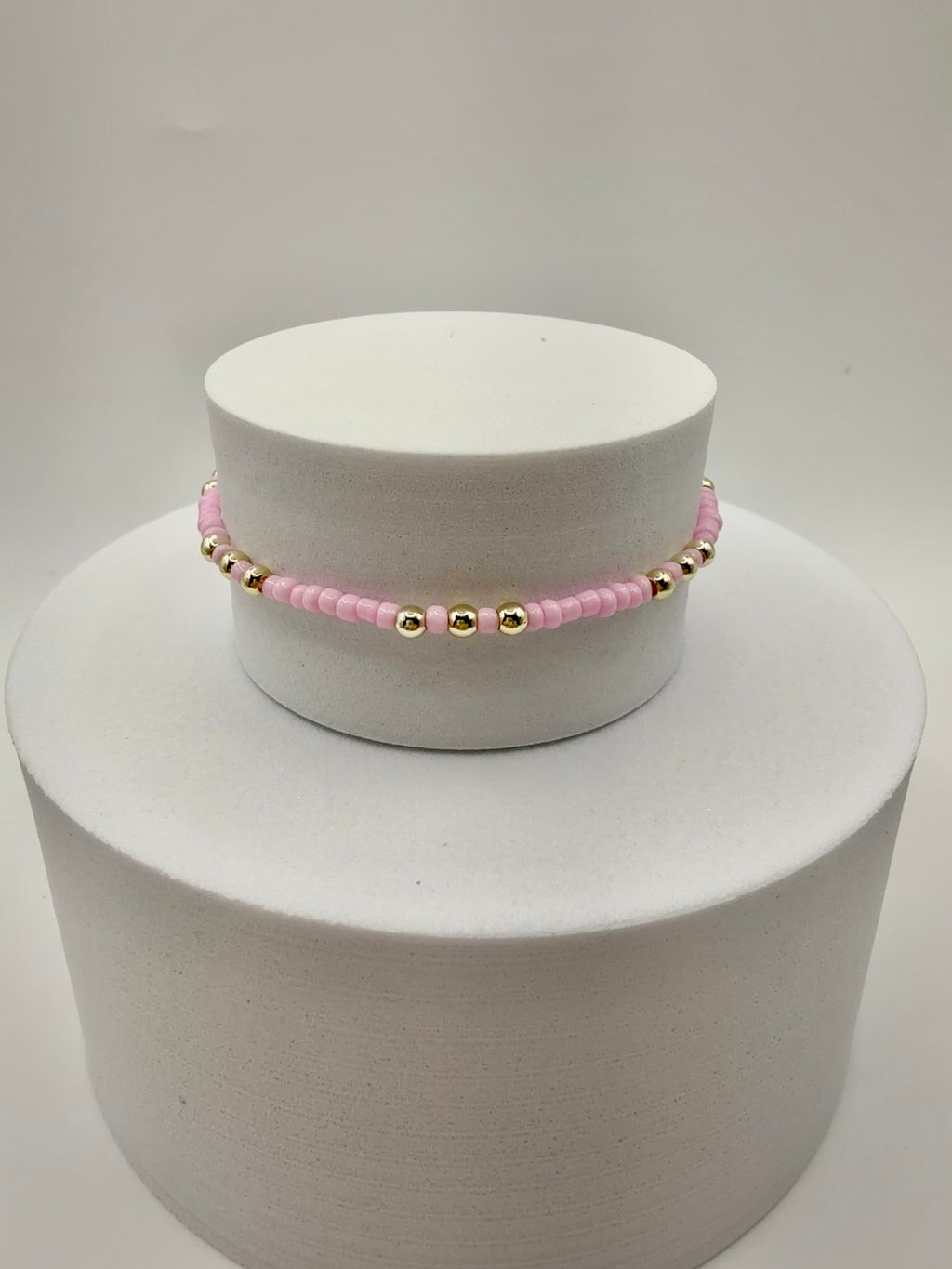 The Dhalia Bracelet in Pale Pink