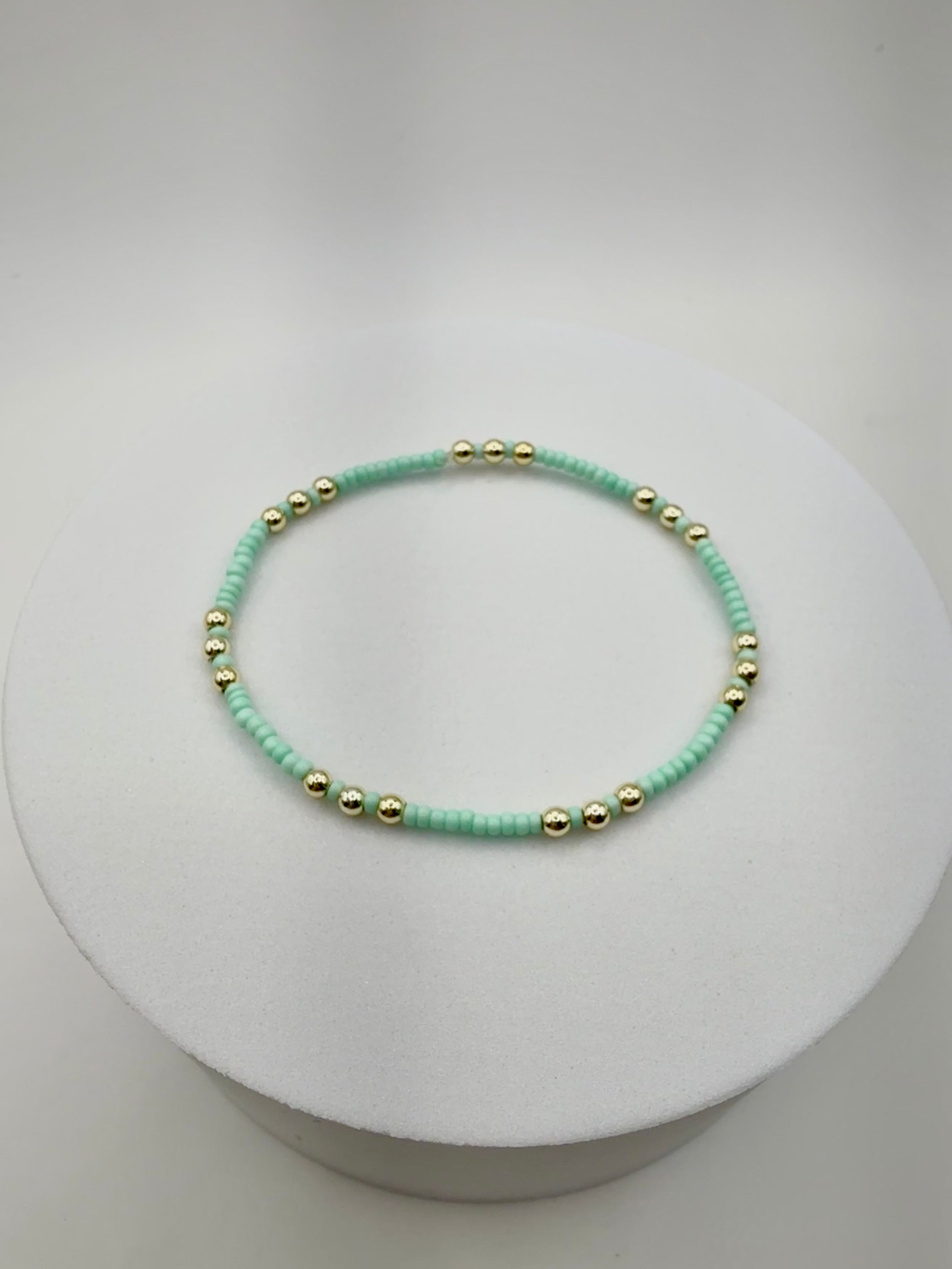 The Dhalia Bracelet in Mint